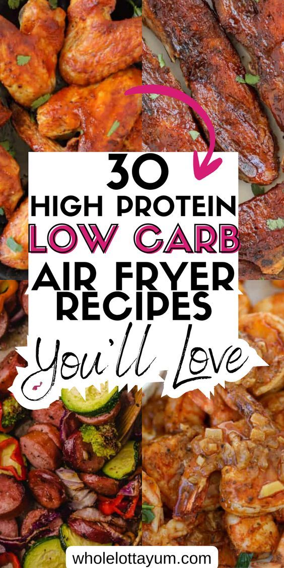 Einfach Low-Carb-Rezepte für die Heißluftfritteuse