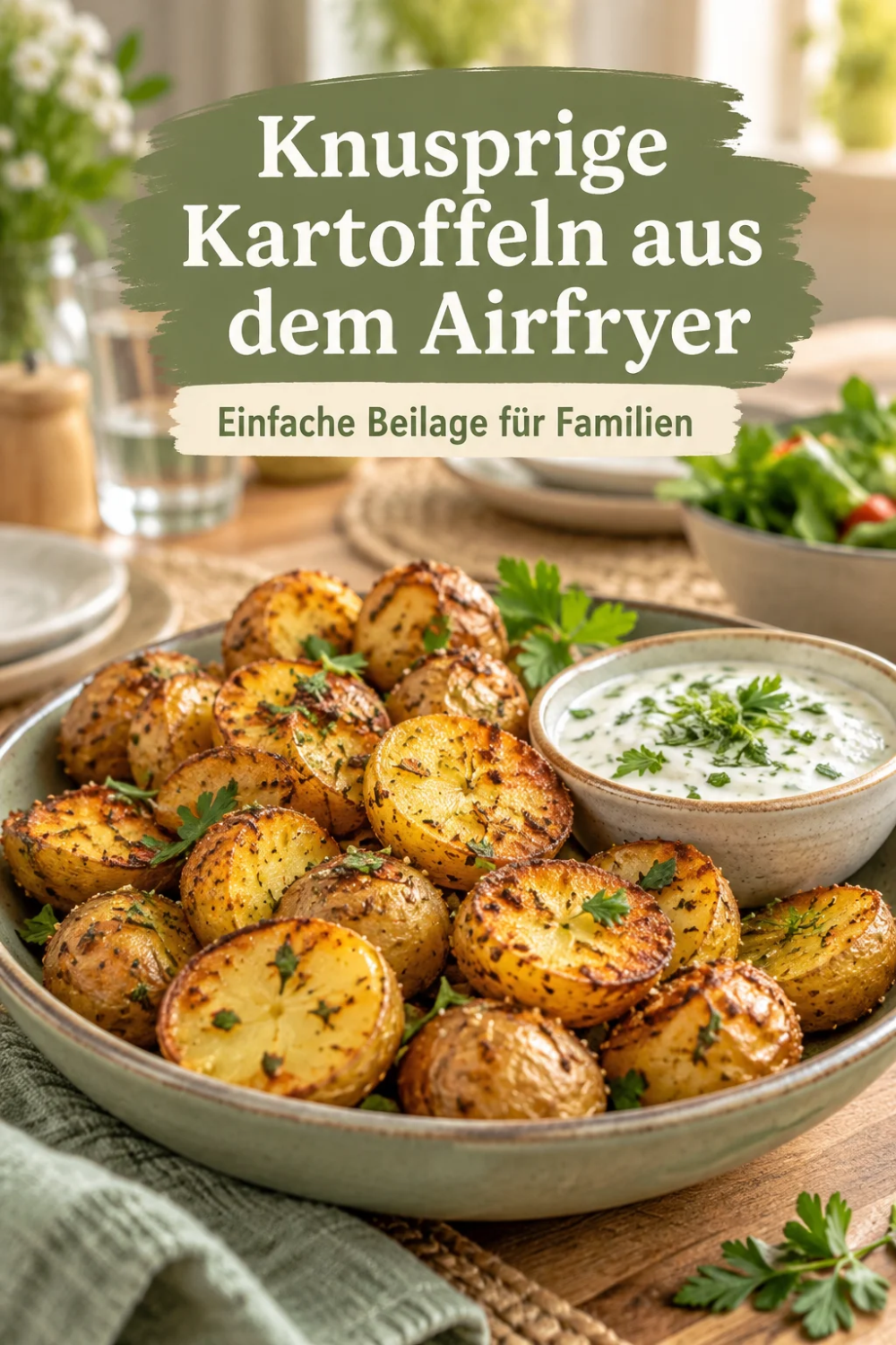 Knusprige kleine Kartoffeln aus dem Airfryer