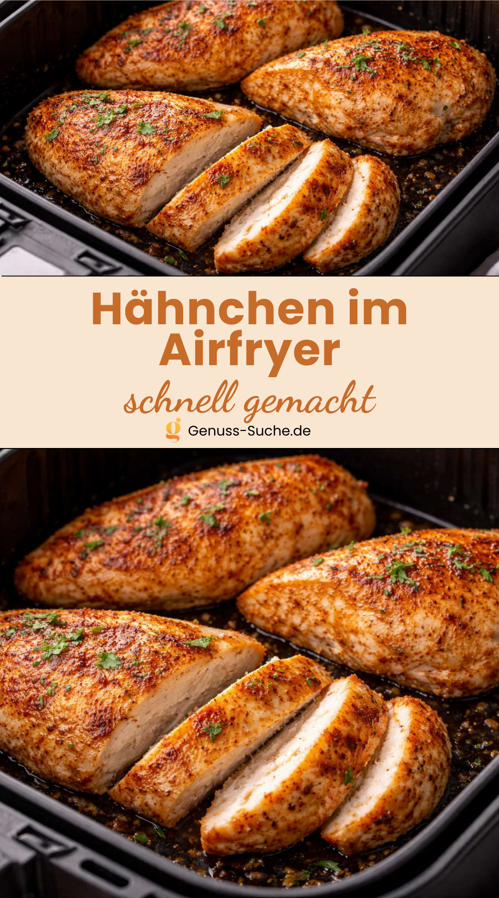 Leckeres Hähnchen aus dem Airfryer