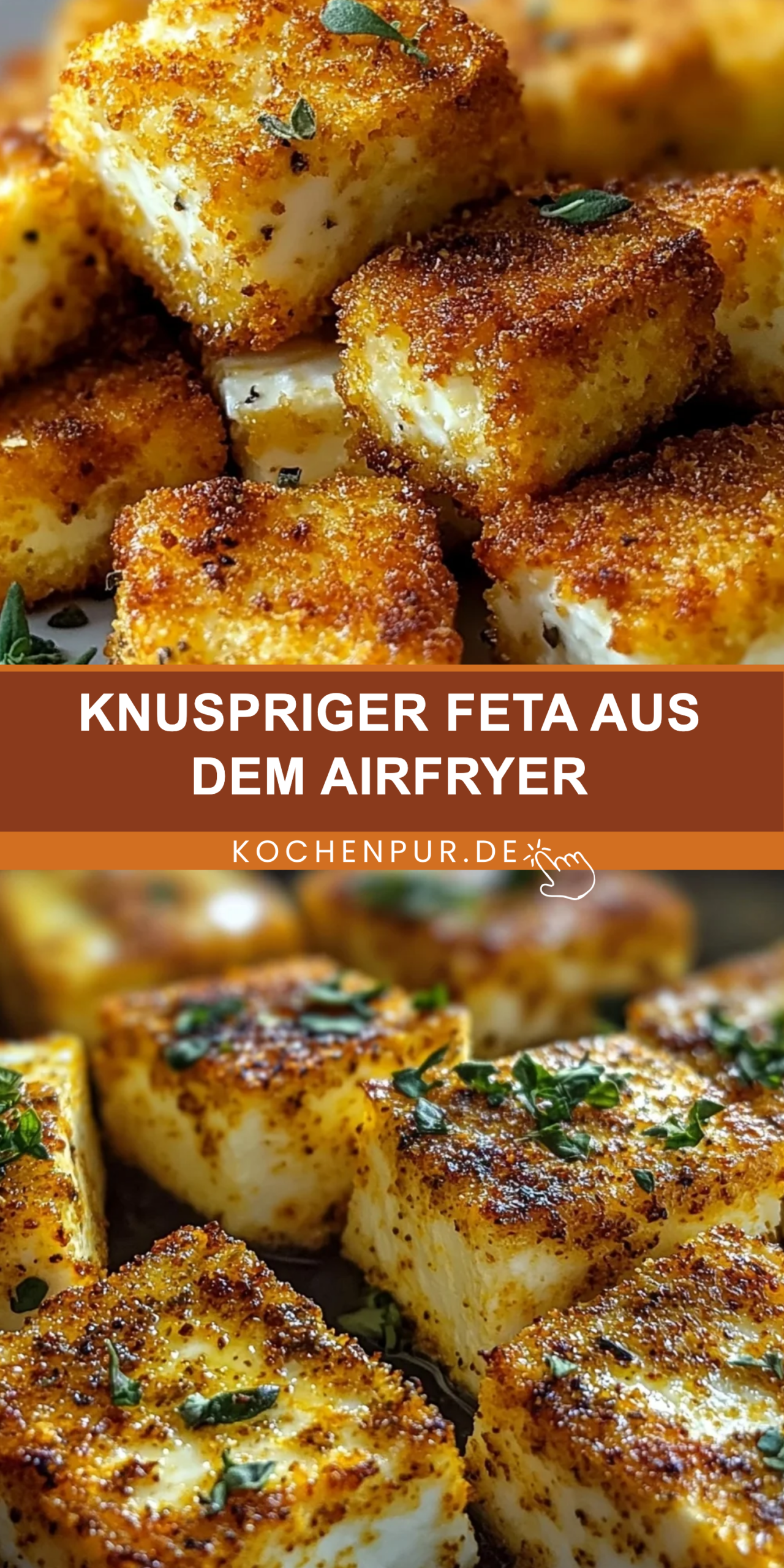 Knuspriger Feta aus dem Airfryer: Schnell und köstlich zubereitet!