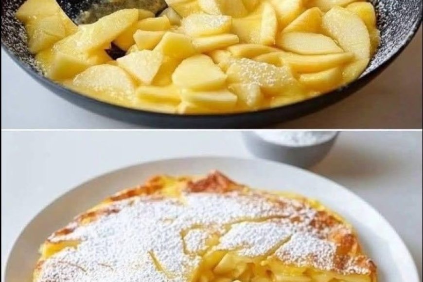 Omas saftige Apfelpfannkuchen aus der Pfanne