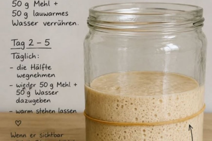 Sauerteigstarter ganz einfach selbst herstellen
